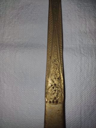 Tagliacarte antico in ottone