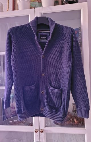 Cárdigan azul marino Vintage & Co