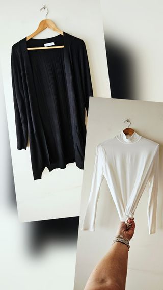 Lote Cardigan y Camiseta Primark Talla M