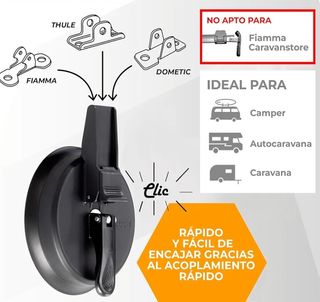 SOPORTE PARA TOLDO CARAVANA/AUTOCARAVANA