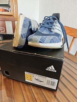 Zapatillas Adidas Ultraboost 21 Mujer Azul