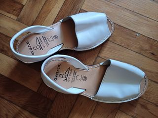 Avarca Menorquina Blancas Talla 38