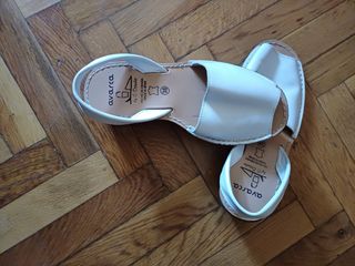 Avarca Menorquina Blancas Talla 38