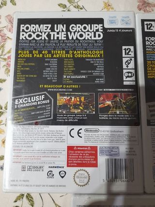 PRECINTADO.Rock Band+Song Pack 1 + REGALO Ultimate