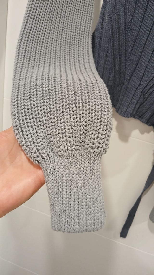 Jersey Zara manga larga espalda descubierta S