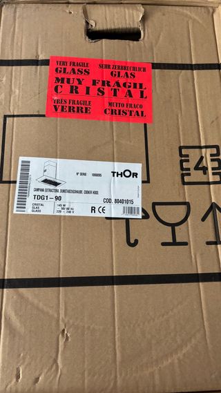 Campana extractora de cristal THOR