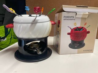 Set Fonduta Kasanova Ceramica e Metallo