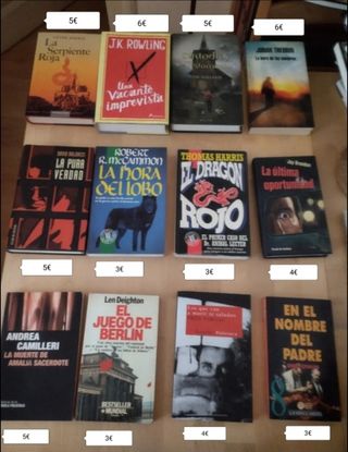 Thriller, novela negra, misterio.