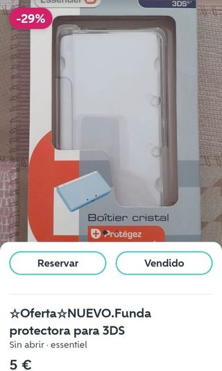 NUEVO.Pack funda+accesorios 3DS y Funda 3DS 