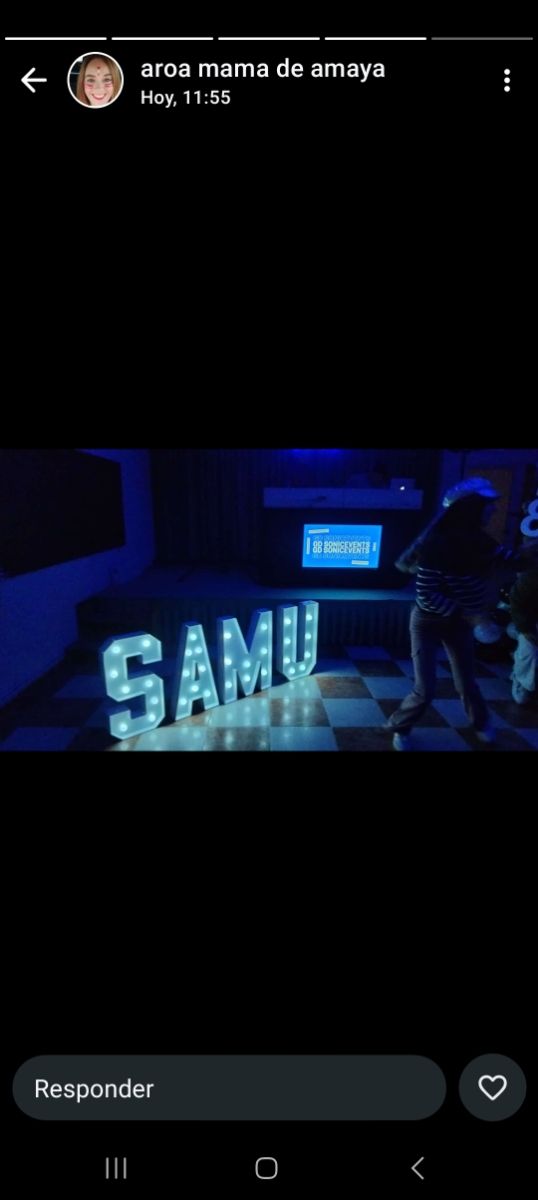 LETRAS LUMINOSAS DECORATIVAS