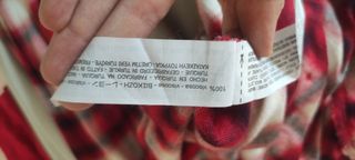 Camisa Zara cuadros roja y blanca Talla S
