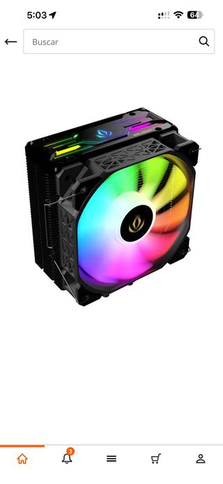 Forgeon Solarian Cooler 120mm ARGB Ventilador CPU
