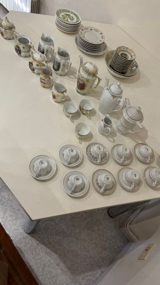 Juego de vajilla diferentes marcas