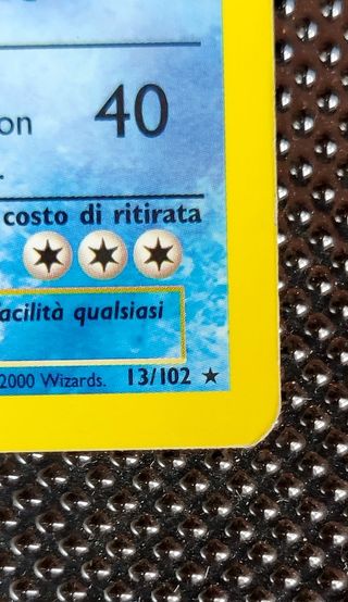 Pokémon - Poliwrath 13/102 Set Base ITA