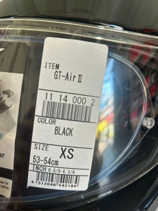 Casco Shoei GT-Air II Negro