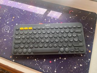 Teclado inalámbrico Logitech gris oscuro