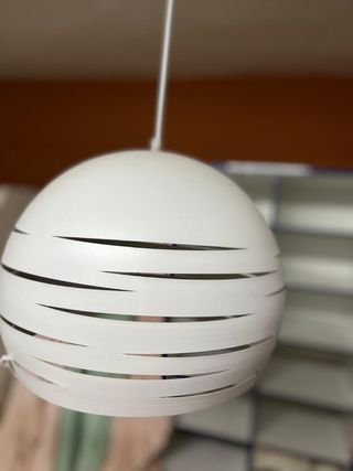 Lámpara colgante blanca diseño moderno