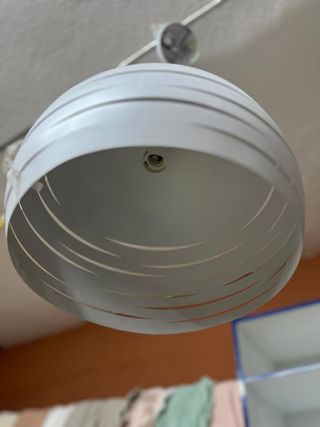 Lámpara colgante blanca diseño moderno