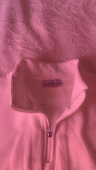 sudadera blanca stone island