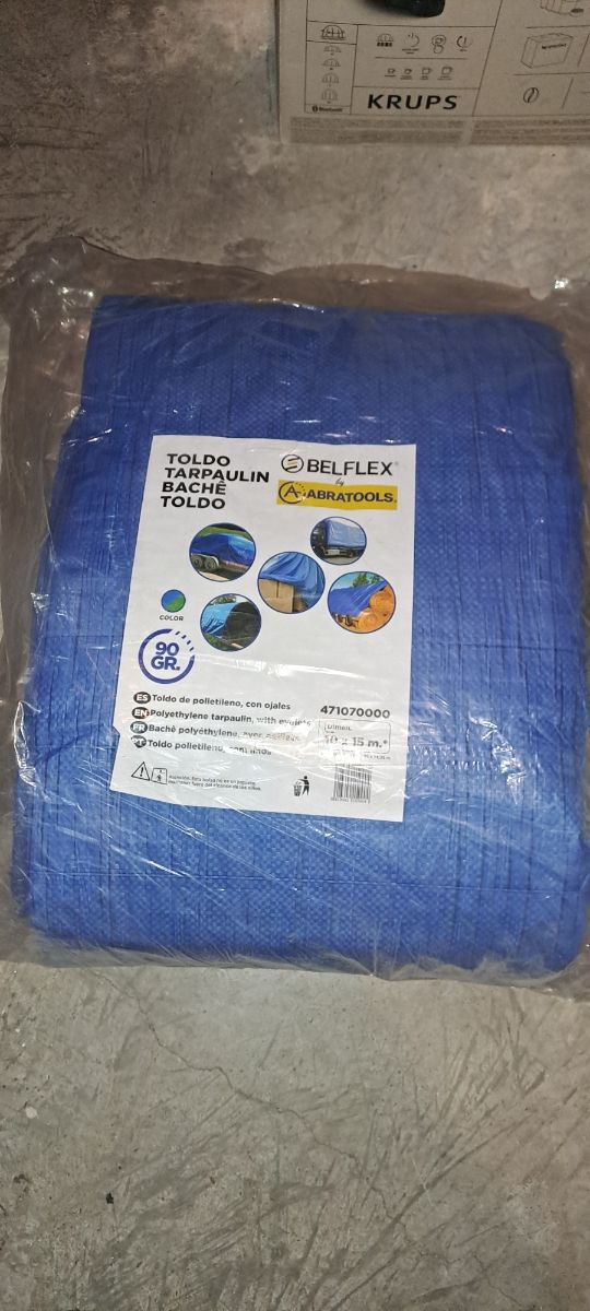 Toldo Polietileno BELFLEX 10x15m con Ojales