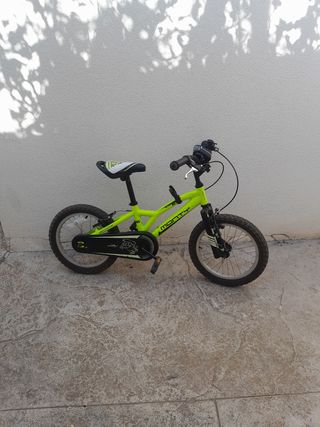 Bicicleta infantil Monty 16 color verde brillante