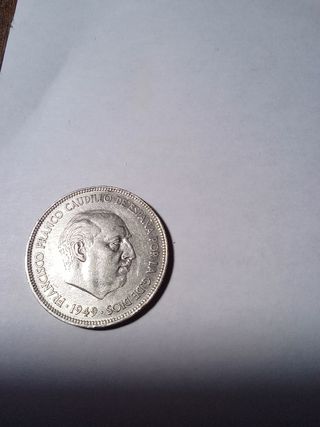 Moneda 5 Pesetas 1949