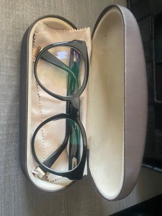 Occhiali da vista Max Mara neri e oro