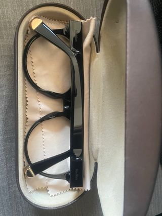 Occhiali da vista Max Mara neri e oro