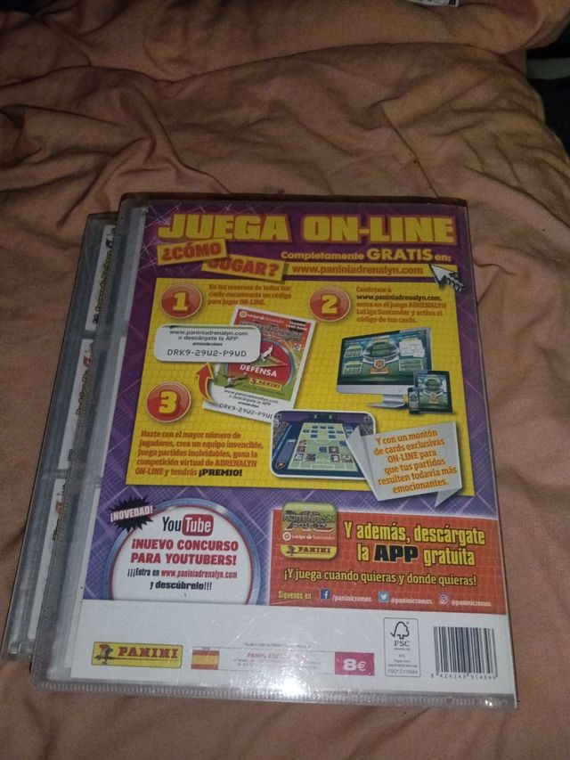 Colección cromos fútbol Adrenalyn XL 2016-17