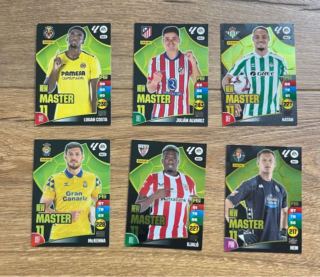 Cartas Adrenalyn NEW MASTERS 11