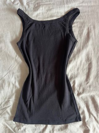 Camiseta vintage tirantes Benetton con brillantes