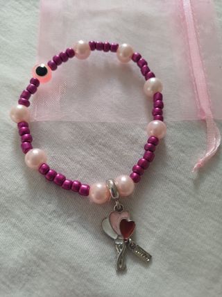 Lote 6 Pulseras Ojo Turco Azul