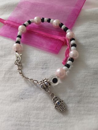 Lote 6 Pulseras Ojo Turco Azul