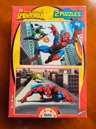 Puzzle Spiderman Educa 2 Puzzles 48 Piezas
