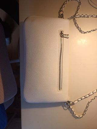 Bolso Zadig & Voltaire blanco y plateado