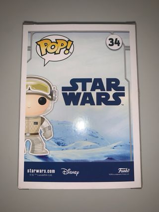 Funko Pop Luke Skywalker Hoth 34 con Pin