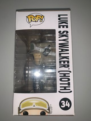 Funko Pop Luke Skywalker Hoth 34 con Pin