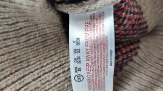 Jersey Diamantes Beige Azul Marrón