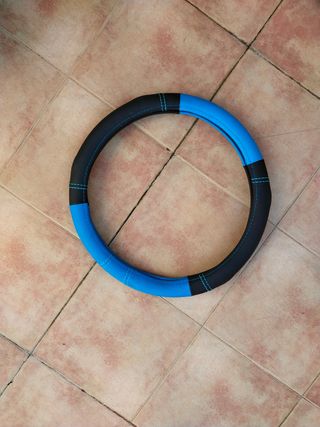 Funda Volante Coche Azul y Negro
