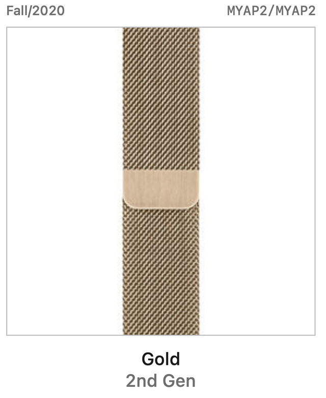 Milanese Loop Oro 2a generación