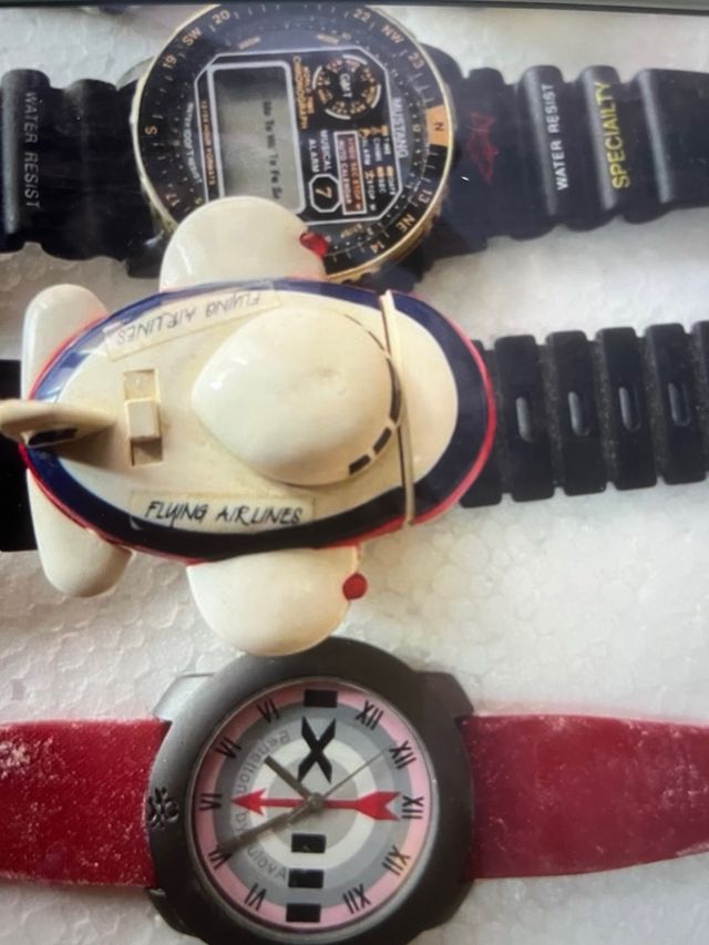 Lote de 6 relojes Lotus, Benetton, Mustang, reloj