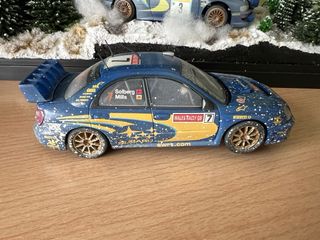 Scalextric Subaru Rally Diorama