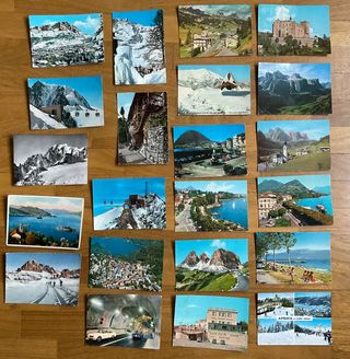 Lotto cartoline italiane: Montagne e Laghi
