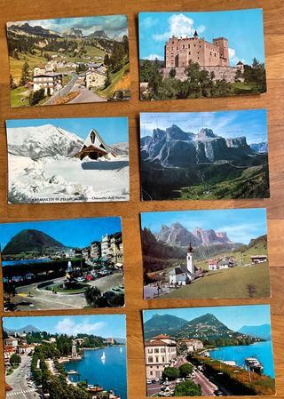 Lotto cartoline italiane: Montagne e Laghi