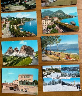 Lotto cartoline italiane: Montagne e Laghi