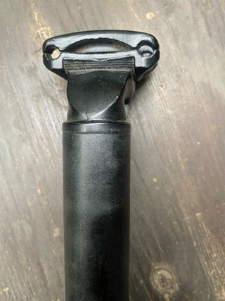 Tija sillín bicicleta negra