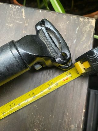 Tija sillín bicicleta negra