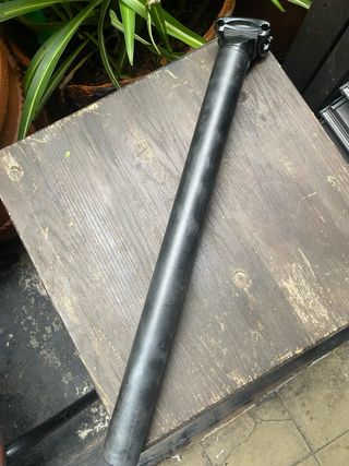 Tija sillín bicicleta negra