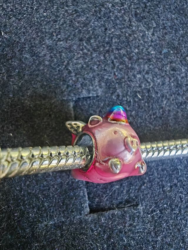 Charm Mr Puterful Cerdicornio Volador Plata 925