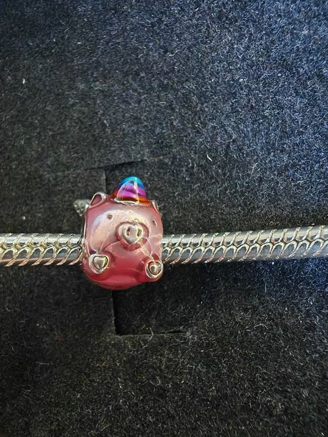 Charm Mr Puterful Cerdicornio Volador Plata 925